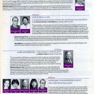 2000. OSTEO and VISCERO MASSAGE.  Miami. EEUU